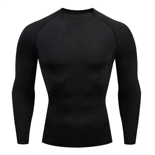 Compression Running Top Men Long Sleeve Shirt For Male Gym Clothing
