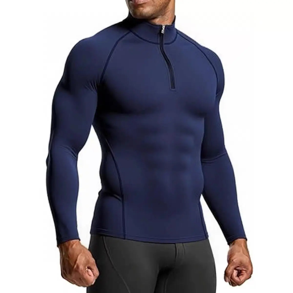 Men Sportswear Fitness Shirts Slim Long sleeve Gym T-shirt Running Top