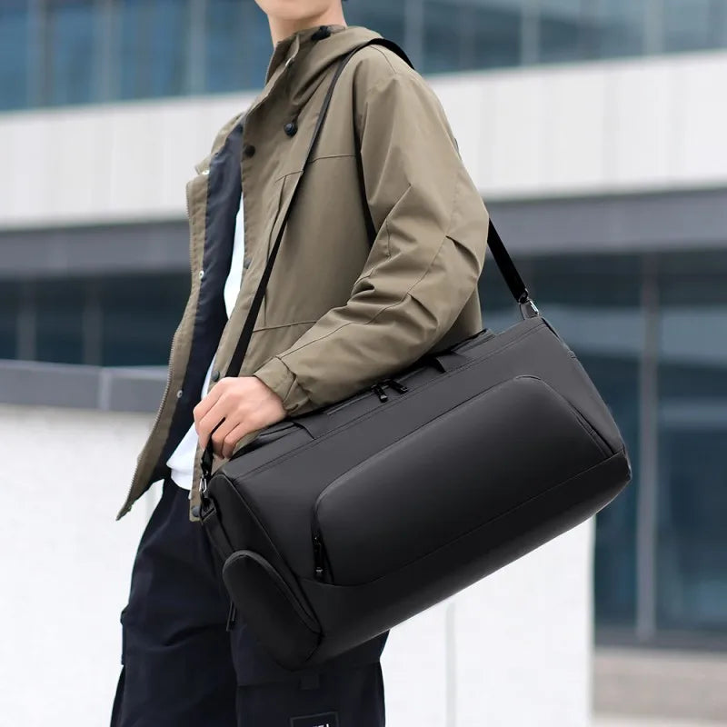 Sports Gym Bag, Large Capacity Handbag,Portable Travel Duffel Bag,