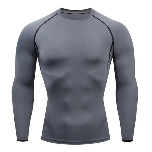 Compression Running Top Men Long Sleeve Shirt For Male Gym Clothing