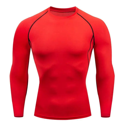 Compression Running Top Men Long Sleeve Shirt For Male Gym Clothing